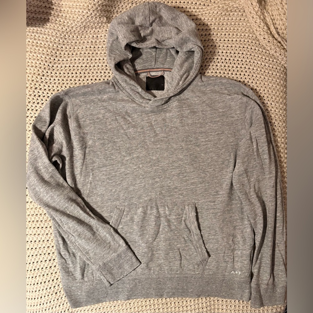 Abercrombie & Fitch Heather Gray Hoodie